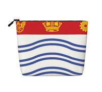Trousse da viaggio leggera in finto lino con bandiera di Barrie