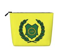 Trousse da viaggio leggera in finto lino con bandiera Raja di Perlis