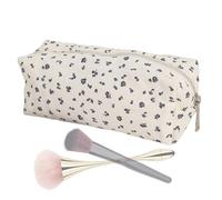 Trousse floreale per cosmetici, con motivo floreale, organizer per pennelli da trucco, borsa per pennelli da trucco, borsa da viaggio, organizer per cosmetici, borsa da toilette in tela, B, Refer to
