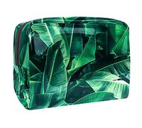 Trousse impermeabile per il trucco, con natura, foresta, piante, verde, organizer da viaggio con cerniera, piccola custodia per cosmetici, borsa per cosmetici, per adolescenti, ragazze e donne,