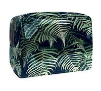 Trousse impermeabile per il trucco, con natura, foresta, piante, verde, organizer da viaggio con cerniera, piccola custodia per cosmetici, borsa per cosmetici, per adolescenti, ragazze e donne,