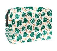 Trousse impermeabile per il trucco, con natura, foresta, piante, verde, organizer da viaggio con cerniera, piccola custodia per cosmetici, borsa per cosmetici, per adolescenti, ragazze e donne,