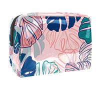 Trousse impermeabile per il trucco, con natura, foresta, piante, verde, organizer da viaggio con cerniera, piccola custodia per cosmetici, borsa per cosmetici, per adolescenti, ragazze e donne,