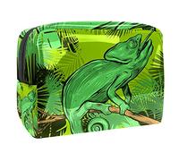 Trousse impermeabile per il trucco, con natura, foresta, piante, verde, organizer da viaggio con cerniera, piccola custodia per cosmetici, borsa per cosmetici, per adolescenti, ragazze e donne,