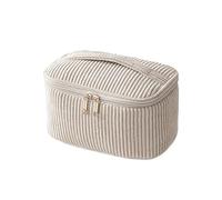 Trousse organizer per trucchi, in velluto a coste, grande capacità, alla, morbida, per donne e ragazze, per casa, scuola, ufficio, viaggi, cancelleria, ombretto, pennello, A, riferimento