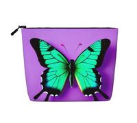 Trousse per cosmetici - Alpaca Llama stampa canapa finta canapa organizzatore da viaggio, una confezione per molteplici usi, conservazione quotidiana, Carina stampa farfalla viola., Taglia unica