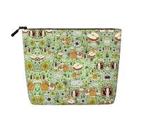 Trousse per cosmetici - Alpaca Llama stampa canapa finta canapa organizzatore da viaggio, una confezione per molteplici usi, conservazione quotidiana, porcellino d'India, Taglia unica