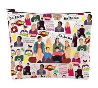 Trousse per cosmetici, con stampa su entrambi i lati, borsa per trucchi da donna, in lino bianco, squisita borsa per trucchi per mamma, sorelle, fidanzata, regalo per Natale, compleanni, anniversari.