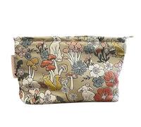 Trousse per cosmetici da donna, per trucco, da viaggio, multifunzionale, per il trucco, piccolo, Nero , rabbino