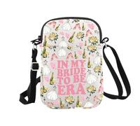 Trousse per il trucco con scritta "Bride to Be", regalo di nozze per la sposa, regalo per addio al nubilato, Bride to Be Era Cr Eu, Borsa cosmetica con stampa