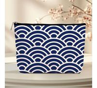 Trousse per trucchi a forma di gatto, borsa da viaggio perfetta per gli amanti dei gatti, regalo di Natale e compleanno per donne, 01, Multicolore 01814, 9.8 × 7 × 2 inches, Moda