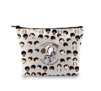 Trousse per trucchi con ritratto di AOT con scritta "I Survived All Parts of AOT", idea regalo per donne e ragazze, Stagione Finale