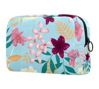 Trousse per trucchi da donna, con scritta "Make a Wish Blowball", astuccio da viaggio con cerniera, organizer portatile per articoli da toeletta per ragazze adolescenti, Multicolore 06,