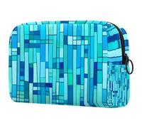 Trousse per trucchi da donna, teschio con cappello messicano, cactus selvaggio West e cuore, astuccio da viaggio con cerniera, organizer portatile per articoli da toeletta per ragazze adolescenti