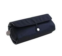 Trousse per trucchi e pennelli da viaggio, organizer per pennelli e cosmetici, con 12 scomparti, Nero , Taglia unica