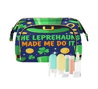 Trousse per trucchi Made Me Do It St Patricks Day Boys Lightweight Women Cash Wallet per oggetti personali organizer