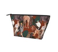 Trousse per trucchi per donne ragazze, borsa cosmetica giraffa mimetica piccola borsa da viaggio custodia per trucchi per borsa custodie da viaggio impermeabili organizer custodia per cosmetici