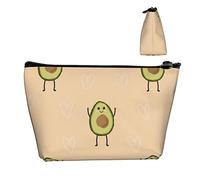 Trousse per trucchi per donne ragazze, trousse per cosmetici carino motivo a cuore di avocado piccola custodia da viaggio custodie per trucchi per borsetta custodie da viaggio impermeabili organizza