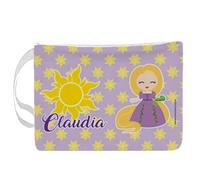 Trousse personalizzata con nome. Borsa da bagno per la scuola. Ritorno AL Cole. Regali personalizzati. Diversi modelli tra cui scegliere (Rapunzel)