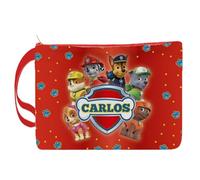 Trousse personalizzata con nome. Borsa da bagno per la scuola. Ritorno AL Cole. Regali personalizzati. Diversi modelli tra cui scegliere (Patrulla)