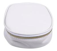Trousse Porta Trucchi in Cuoio Rosso Specchio per Viaggio | Portatile e Comoda, per Ragazze e Donne, Design Attento, Uso in Viaggio e Compleanno