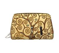 Trousse portatile in pelle minimalista ed elegante, con stampa martedì, per ragazze e donne, di piccole dimensioni, Albero della vita, Taglia unica