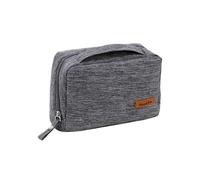 Trousse Trucchi Borsa da viaggio for uomo, borsa toilette for donna, for cosmetici impermeabile, for il trucco, for lavaggio della bellezza, a mano, organizer(Grey)