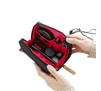 Trousse Trucchi Borsa for il trucco, colori multipli, custodia for cosmetici divisa, grande capacità, impermeabile, for rossetto, arredamento for la casa Trousse Make Up(Black Red)