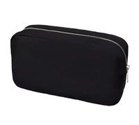 Trousse Trucchi Borsa in nylon grande borsa cosmetica con cerniera borsa organizer for articoli da toeletta for donne ragazze regalo custodia for il trucco Trousse Make Up(Noir,XL)