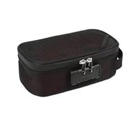 Trousse Trucchi Borsa portaoggetti con lucchetto a combinazione, custodia portatile da viaggio for uomo/donna, scatola for il trucco, borse for articoli toeletta e bellezza(Noir)