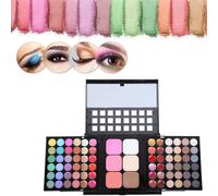 Trousse Trucchi Donna Ragazza, 78 Colore Palette di Ombretti per Trucco, Trucchi Donna Tutto in Uno Tavolozza Completo Valigetta con Ombretto, Gloss, Rossetti e Polveri Viso