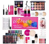 Trousse Trucchi Donna, Set Trucchi Donna, Kit Trucco Make up Completo Tutto in Uno Palette Cosmetica, Valigetta Trucchi con Ombretti Rossetto Correttore Kit Cosmetici per Donne Ragazze Regalo