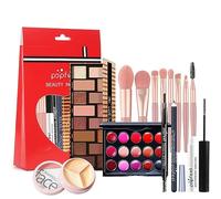Trousse Trucchi Donna, Set Tutto in Uno Palette Cosmetica, Kit Make Up Completo con Ombretti Rossetto Correttore per Donne Ragazze - Regalo di Natale
