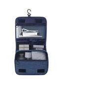 Trousse Trucchi Tessuto Oxford Uomo Borsa portaoggetti portatile Organizer for articoli da toeletta Donna Borsa cosmetica Impermeabile Appeso Viaggio Sacchetto for il lavaggio Trousse Make Up(Blue)