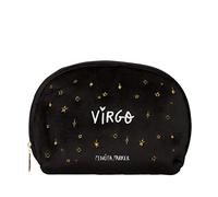 Trousse Trucco di velluto oroscopo, Nero, milieu, Vergine