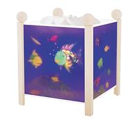 Trousselier 4366W Lanterna Magica Motivo Pesciolini Arcobaleno, Bianco
