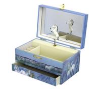Trousselier Cavallo - Carillon Portagioie Bambina Ragazza - Fosforescente - Regalo per Ragazza Bambina - Musica Ninna Nanna di Schubert - Porta Gioie Bambina - Regalo Battesimo, Comunione
