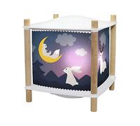 Trousselier - Foresta - Luce notturna per bambini musicale e luminosa e bambini - Lanterna Rivolution 2.0 - Regalo Nascita Luce Notturna Ricaricabile USB - Proiettore cielo stellato - Rilevatore di