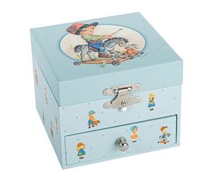 Trousselier - Jeanne Lagarde© Cavallo - Memoria dei bambini - Carillon - Regalo ideale per bambini - Serenata musicale di Schubert - Multicolore - 2 pezzi