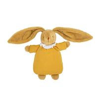 Trousselier - Peluche a forma di coniglietto, altezza 20 cm, tessuto di lino, classico chic, ideale come regalo di nascita - lavabile in lavatrice - colore curry - 2 count