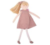 Trousselier - Peluche per bambola, 30 cm, tessuto di lino, ideale come regalo di nascita, lavabile in lavatrice, colore rosa antico, 2 pezzi