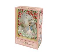 Trousselier Peter Rabbit. - Grande Scatola Musicale in Legno Tradizionale Pietra Coniglio Fragole Rosa - Scatola Musicale - Scatola per la Musica Ragazza Ragazzo Bambino - Regalo Battesimo Nascita