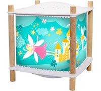 TROUSSELIER - Principesse - Luce notturna - Lanterna Revolution 2.0 - Regalo per bambini - Proiettore Musical Star - Musica e storia serale - Rileva il pianto - Ricaricabile