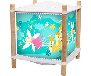 TROUSSELIER - Principesse - Luce notturna - Lanterna Revolution 2.0 - Regalo per bambini - Proiettore Musical Star - Musica e storia serale - Rileva il pianto - Ricaricabile