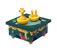 Trousselier S95004 Carillon con Figurine Magnetiche - Dancing Music Box, 32 x 10,5 x 13 cm, Multicolore (Giraffa )