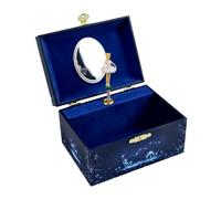 Trousselier - Carillon Ballerina - Carillon Portagioie Bambina Ragazza - Carillon Bambina Fosforescente - Musica Lago dei Cigni - Porta Gioie Bambina Blu - Ballerina Regalo
