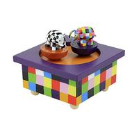 Trousselier TRO95064 Carillon con Figurine Magnetiche - Dancing Music Box, 30 x 10,5 x 13 cm, Multicolore (Elmer )