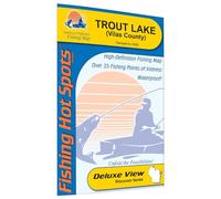 Trout Lake (Vilas Co) Fishing Map