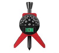 Trova centro tubo con magnete e calibro - Strumento di centraggio preciso per tubi 1,5"-6" - a forma di Y in alluminio Pipe Center Finder per saldatori