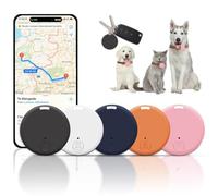Trova chiavi Bluetooth e localizzatore GPS | Tracker intelligente anti-smarrimento con pulsante selfie remoto e allarme a 2 vie, per animali domestici, bambini, portafogli, bagagli, nessun abbonamento